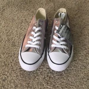 Silver Converse BRAND NEW